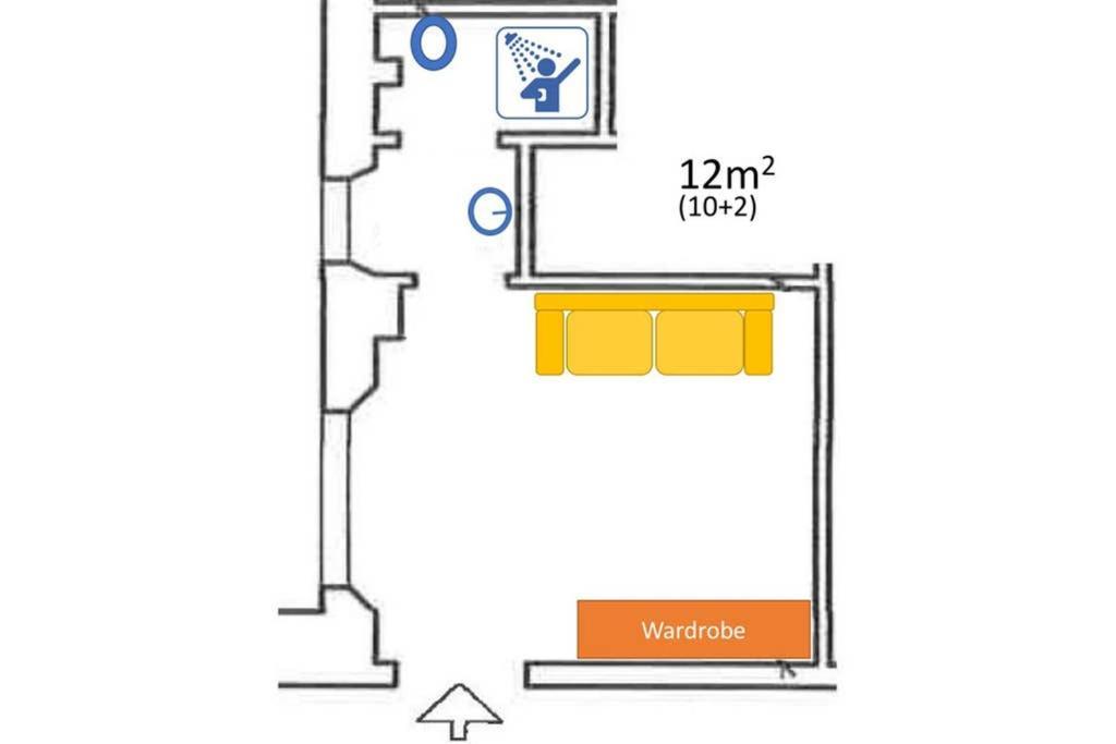 La Stanzetta - Very Small, No Kitchen Appartement Sienne
